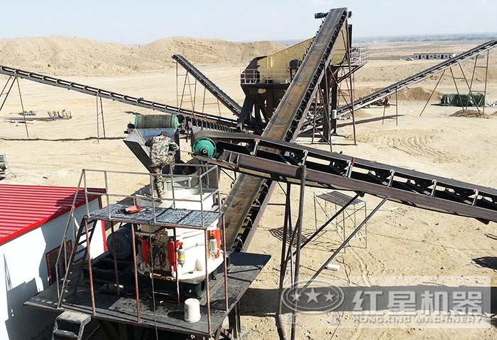 優質砂石骨料加工現場